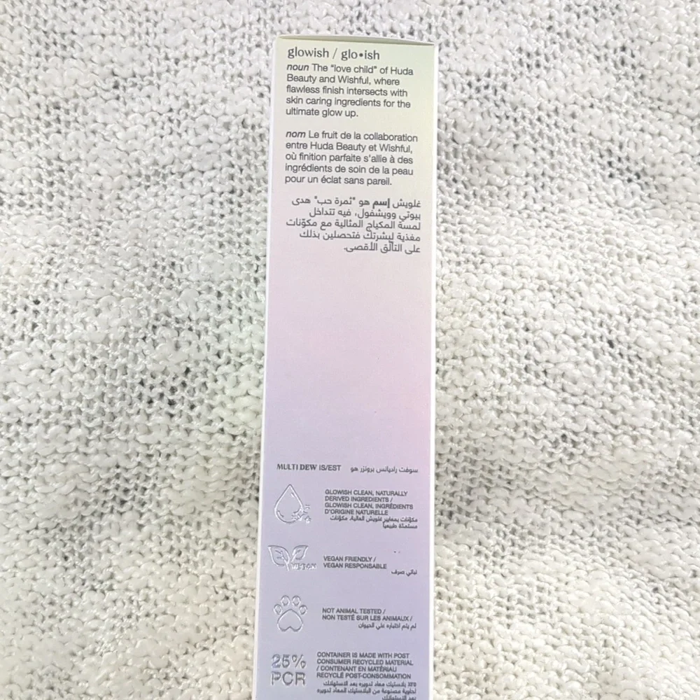 HUDA BEAUTY GloWish Multidew Skin Tint TAN LIGHT 07, 40ml/1.35fl oz